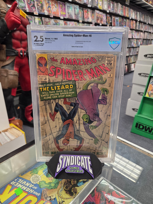 Amazing Spider-Man #6 (CBCS 2.5) 1st Lizard