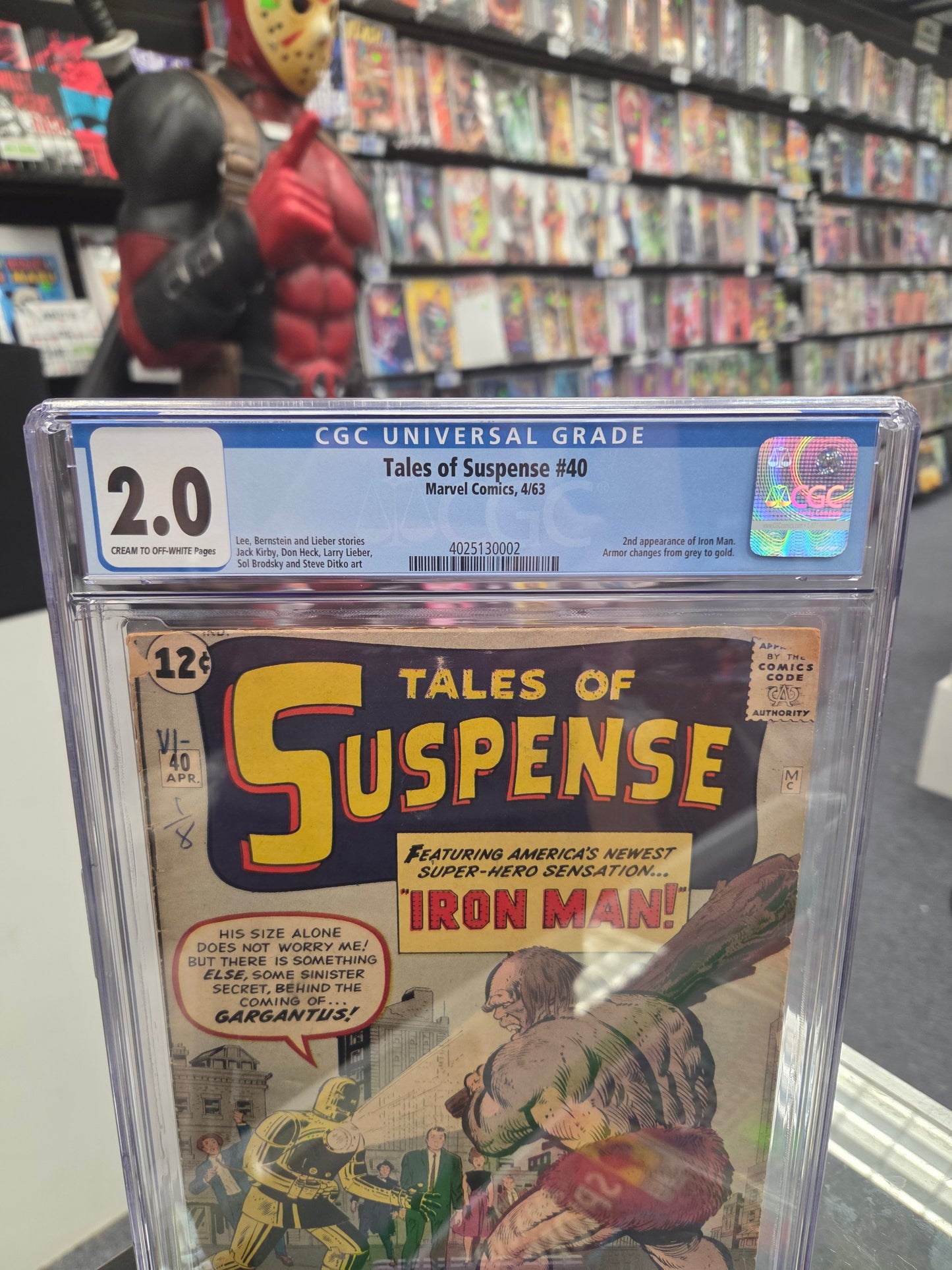 Tales of Suspense #40 (CGC 2.0) 2nd Iron Man