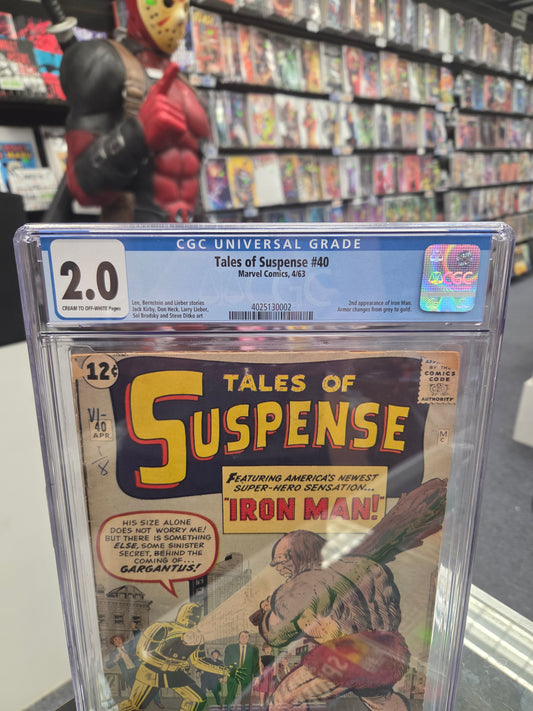 Tales of Suspense #40 (CGC 2.0) 2nd Iron Man