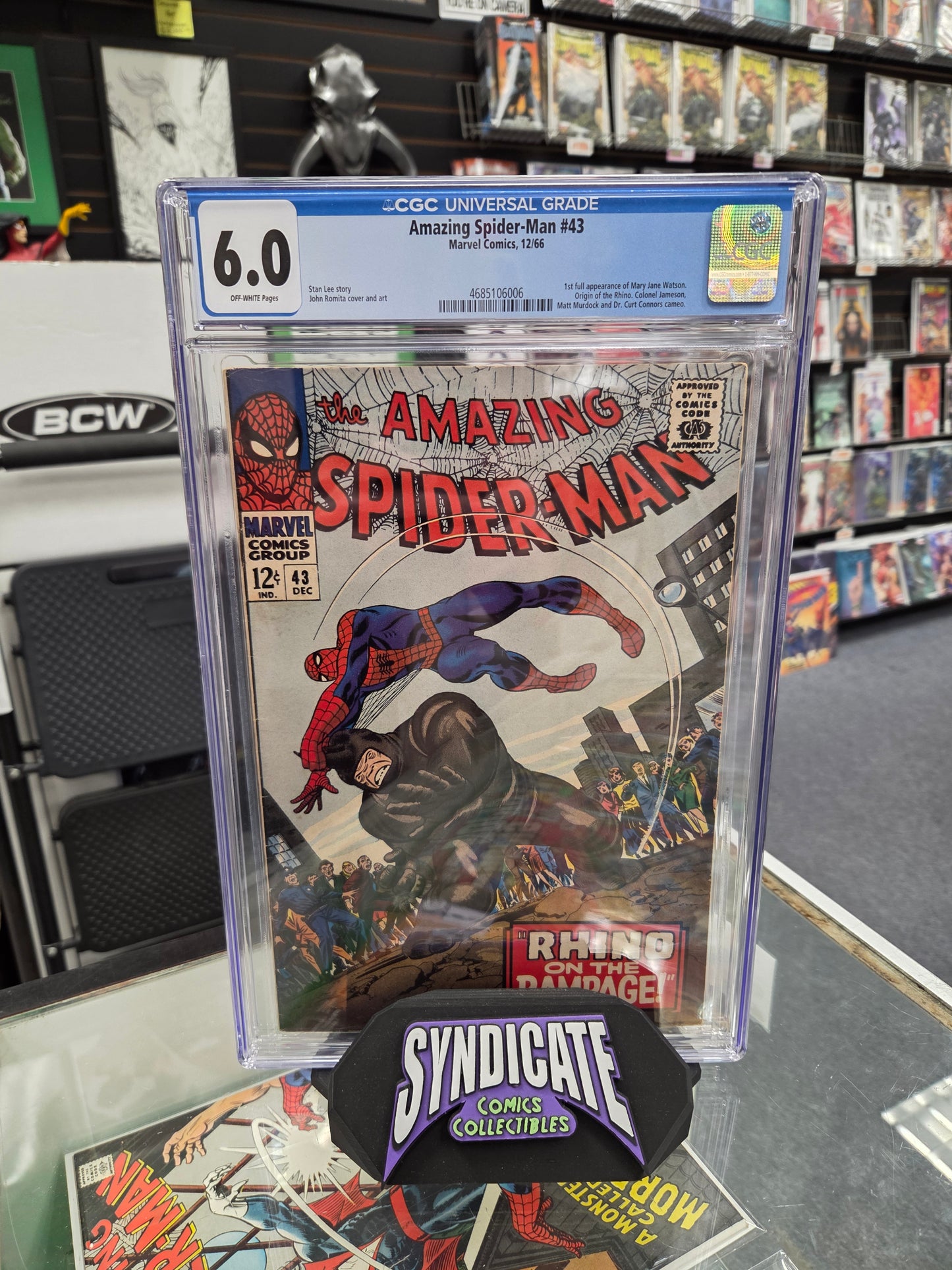 Amazing Spider-Man #43 (CGC 6.0) 1st Mary Jane