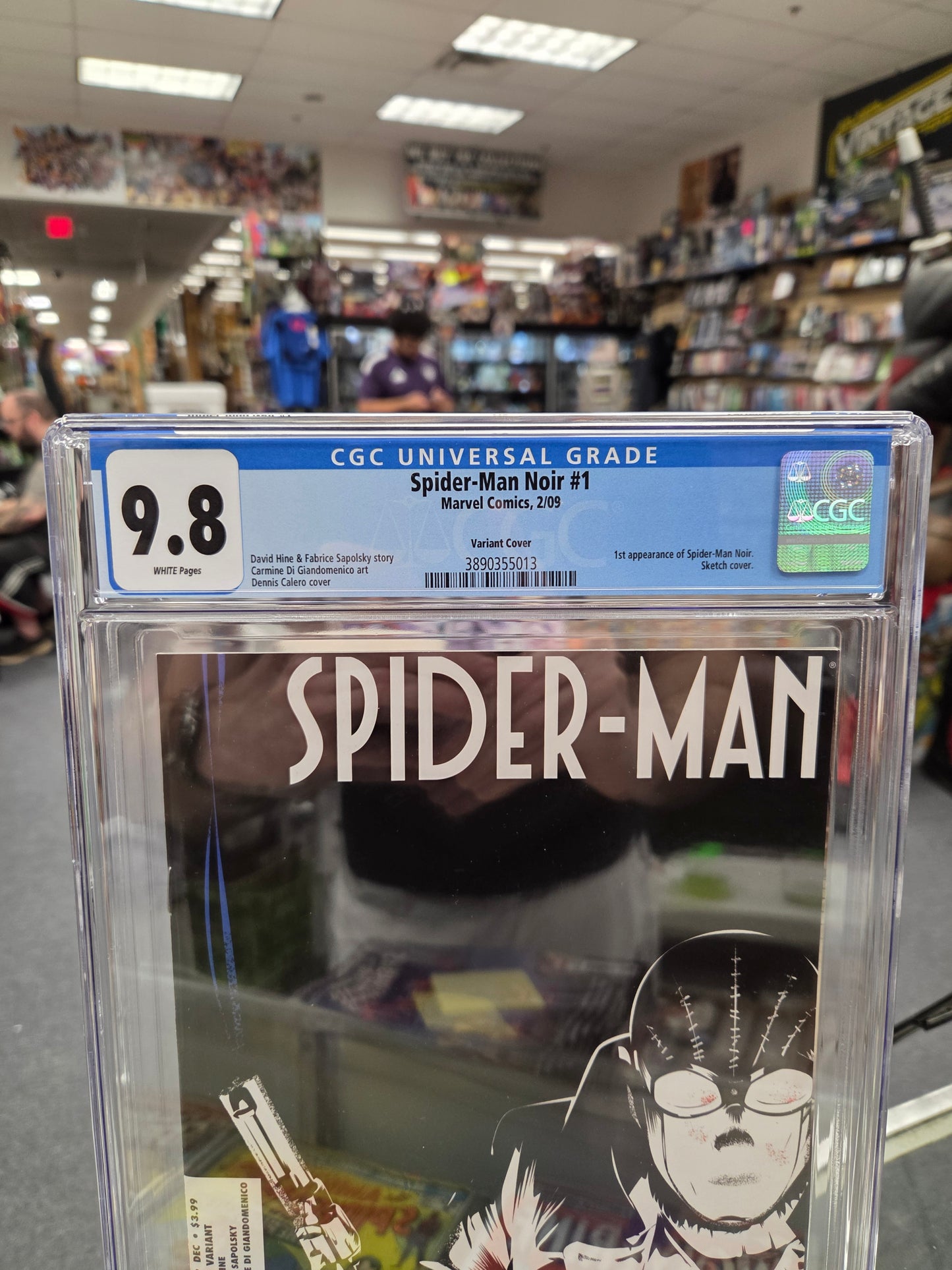 Spider-Man Noir #1 (CGC 9.8) Calero Variant, 1st Spider-Man Noir