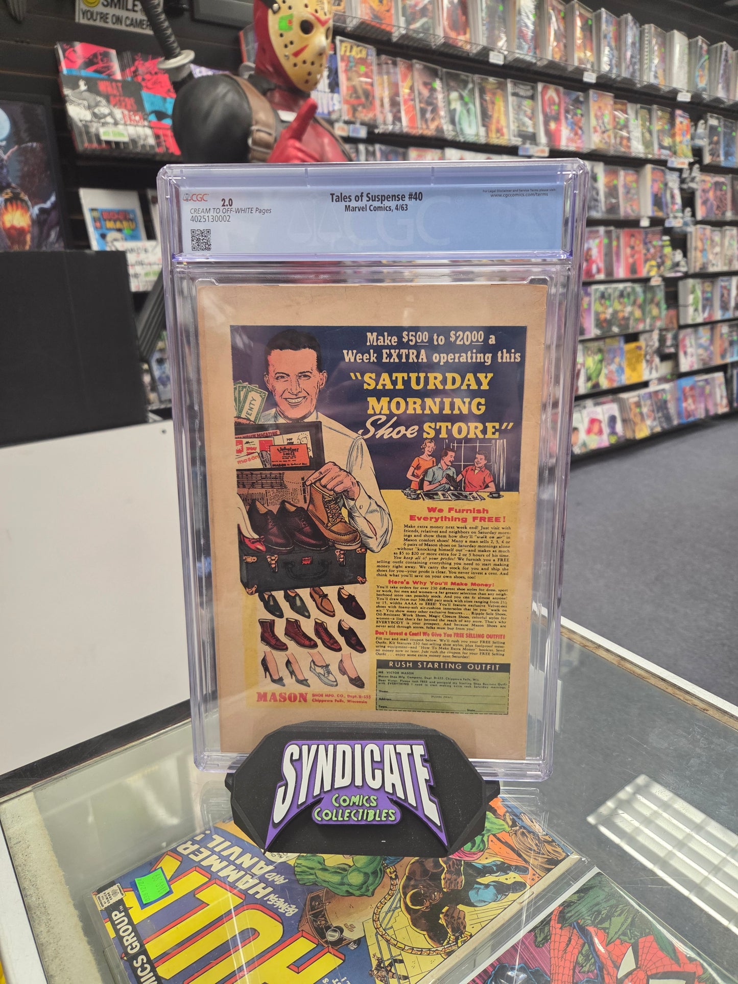 Tales of Suspense #40 (CGC 2.0) 2nd Iron Man