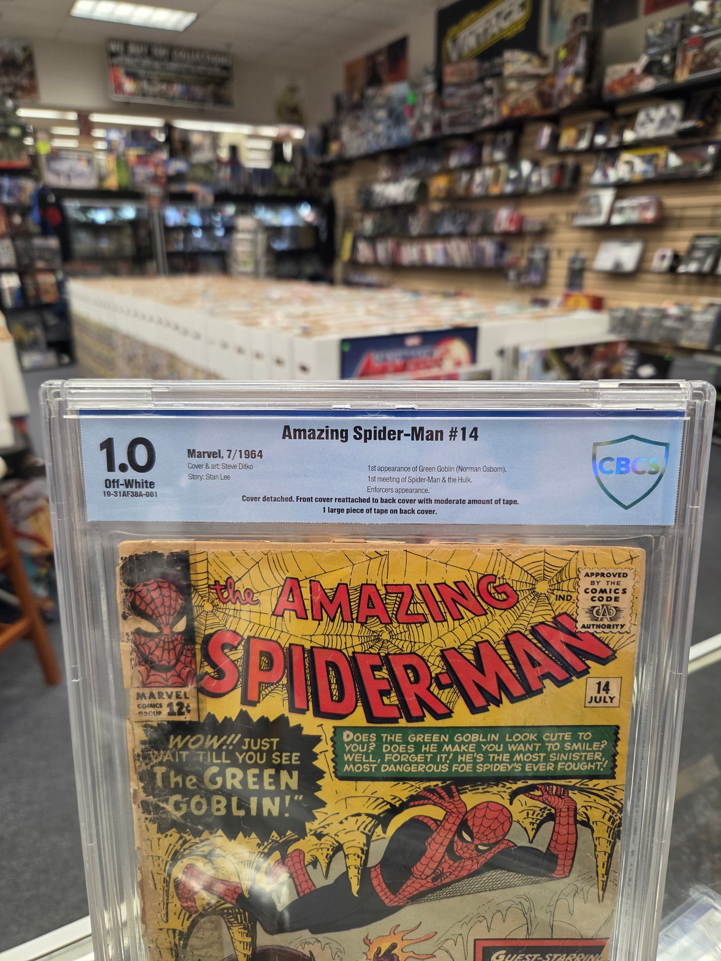 Amazing Spider-Man #14 (CBCS 1.0) 1st Green Goblin