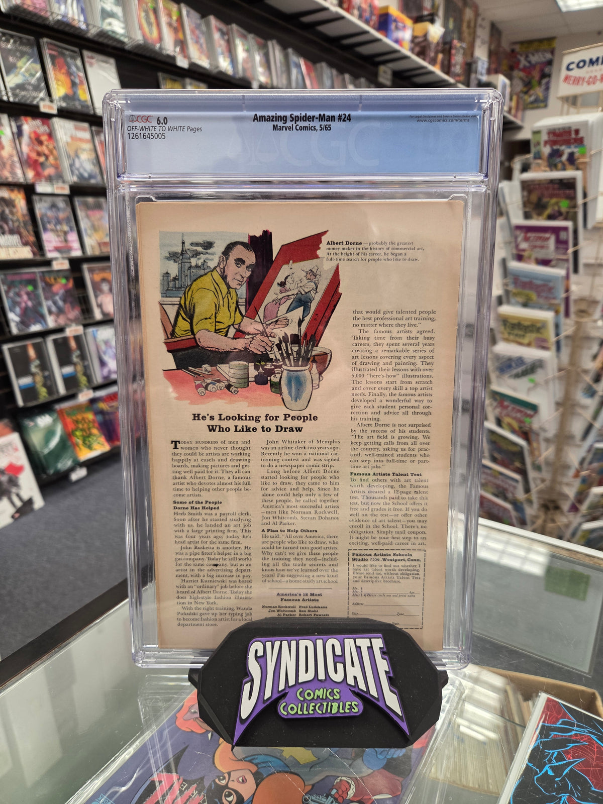 Amazing Spider-Man #24 (CGC 6.0) Mysterio Appearance