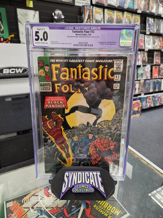 Fantastic Four #52 (Restored CGC 5.0) 1st Black Panther