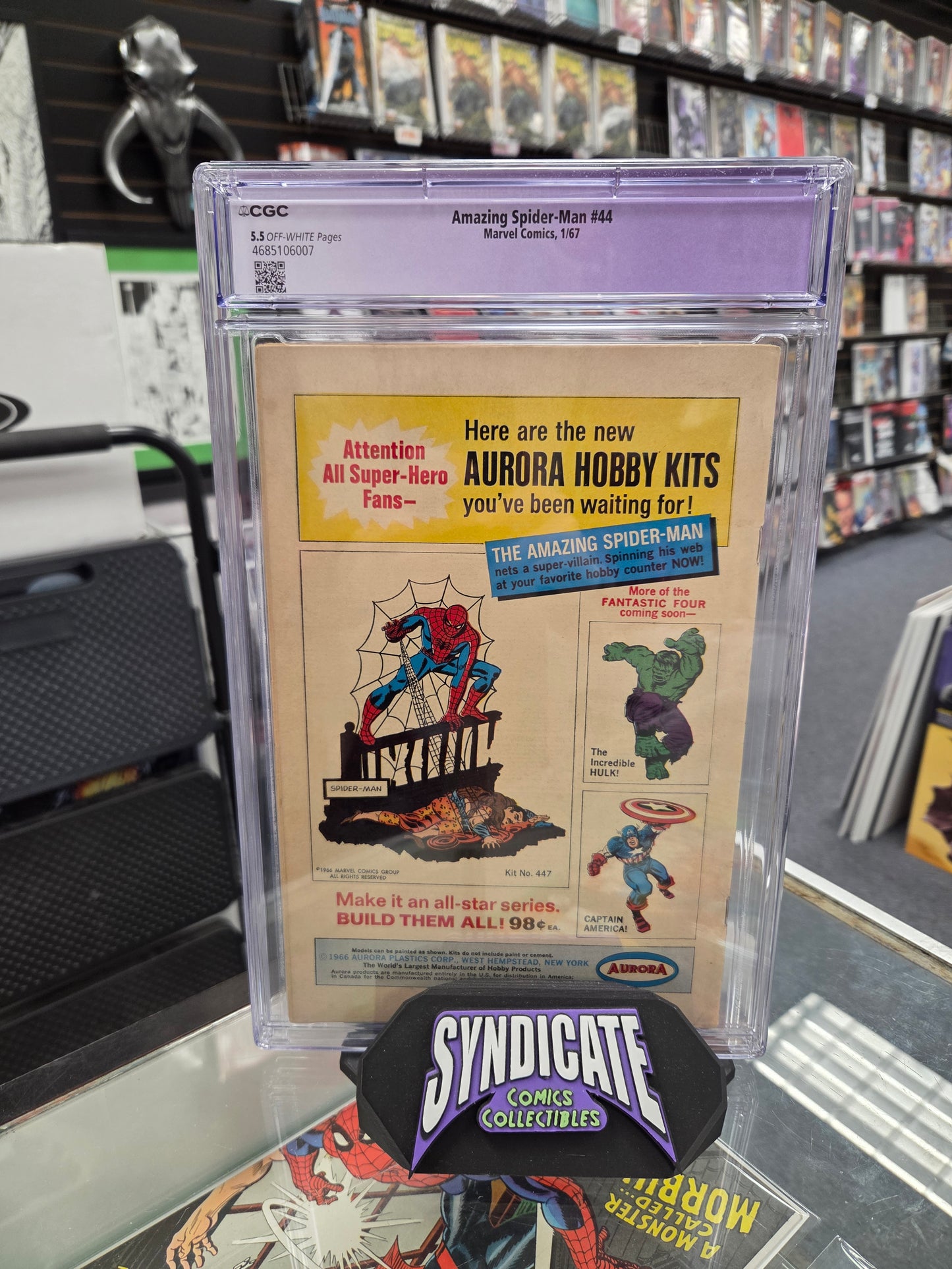 Amazing Spider-Man #44 (Restored CGC 5.5) 2nd Lizard