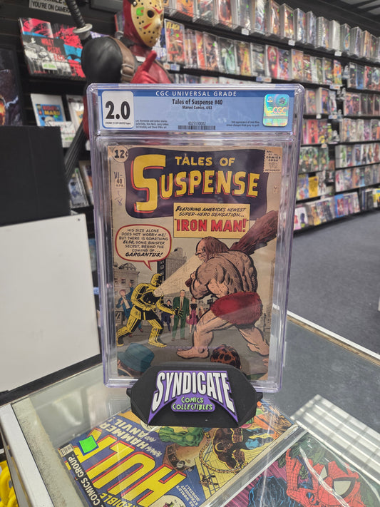 Tales of Suspense #40 (CGC 2.0) 2nd Iron Man