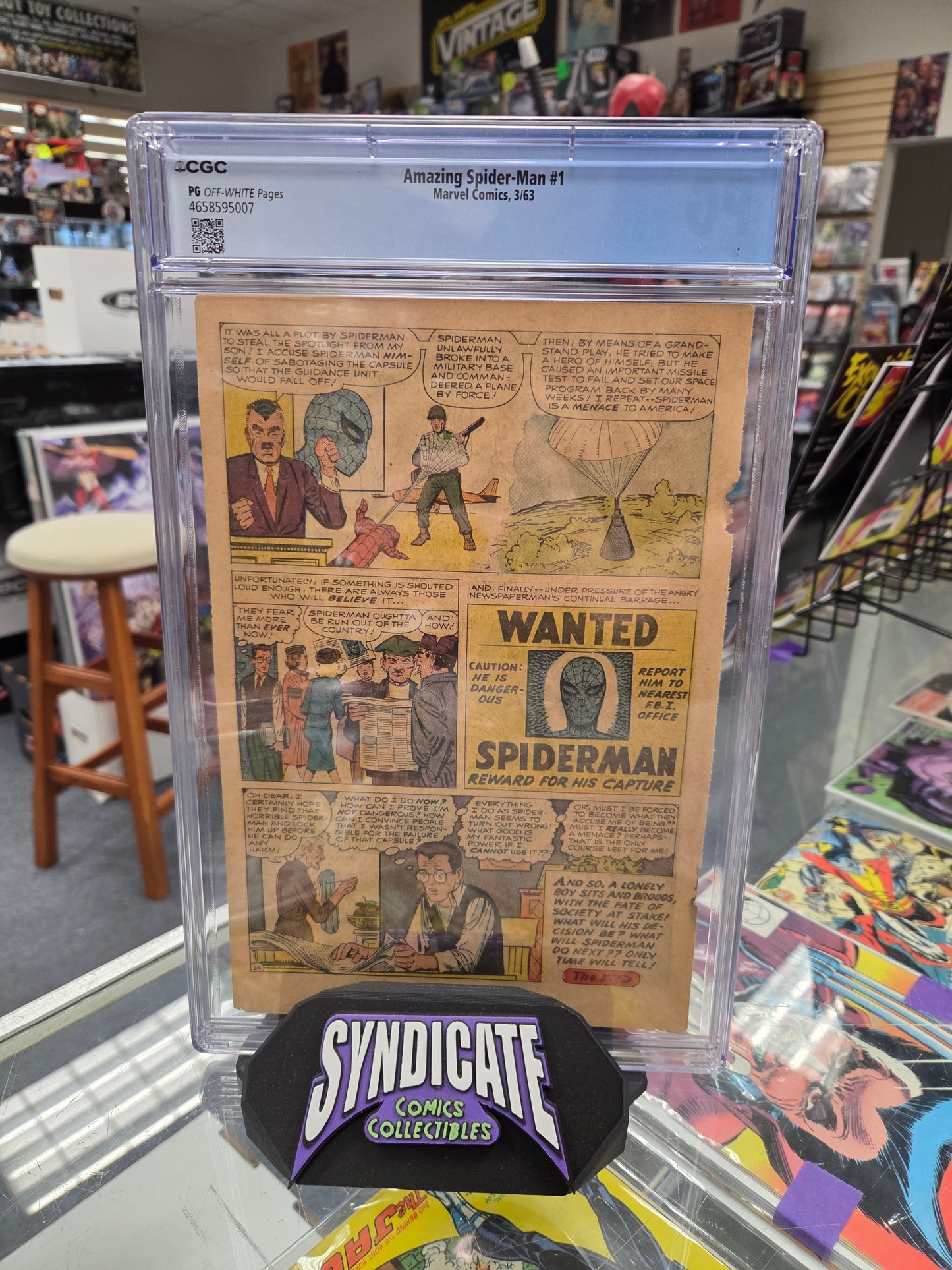 Amazing Spider-Man #1 (CGC PG) Last Page