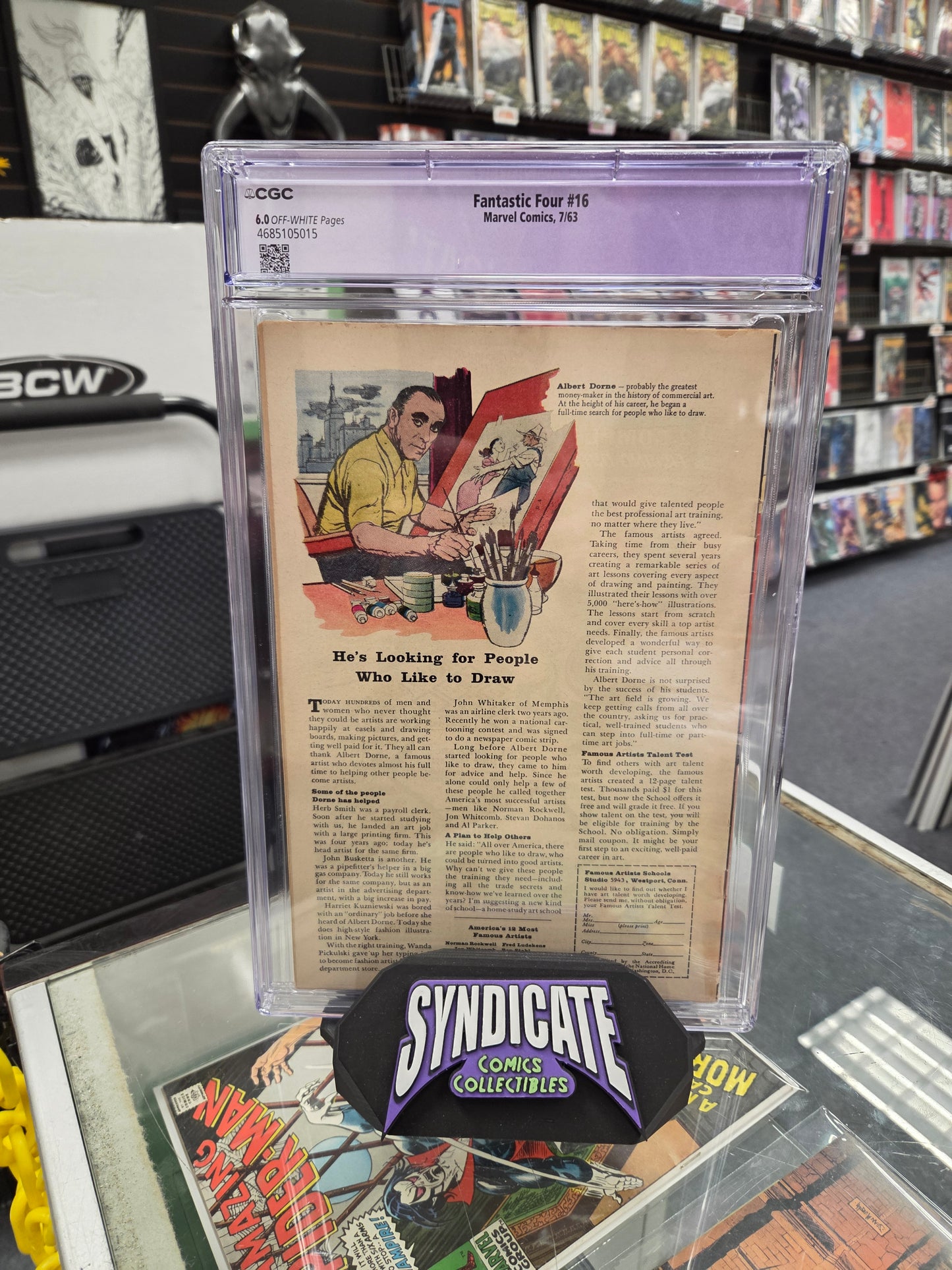 Fantastic Four #16 (Restored CGC 6.0) Doctor Doom Appearance