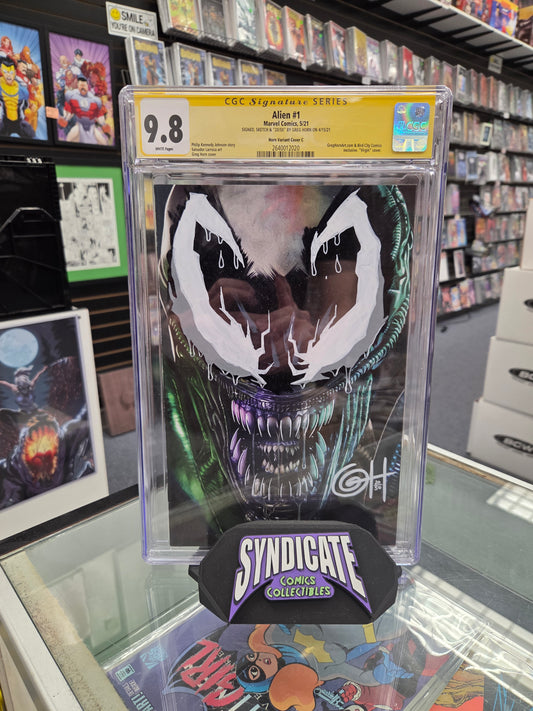 Alien #1 Greg Horn Virgin Variant (CGC 9.8) Signed & Remarqued by Greg Horn