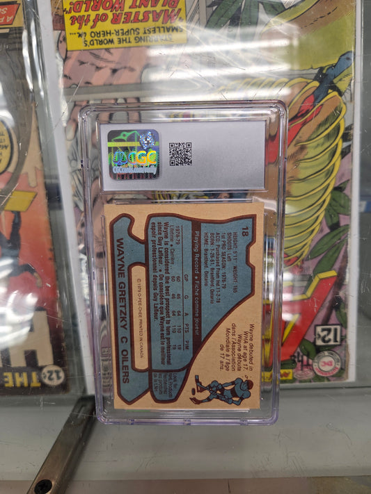 1979-1980 O-Pee-Chee #18 Wayne Gretzky (CGC 3.5) Very Good+