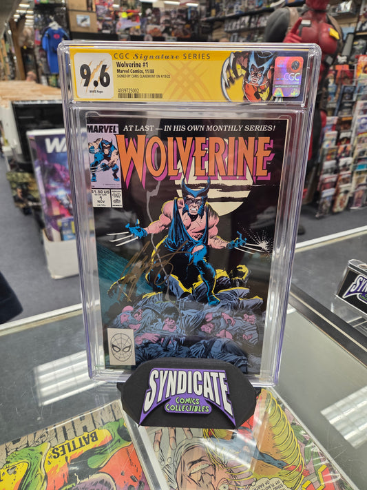 Wolverine #1 (CGC 9.6) Signed by Chris Claremont, 1st Ongoing Series