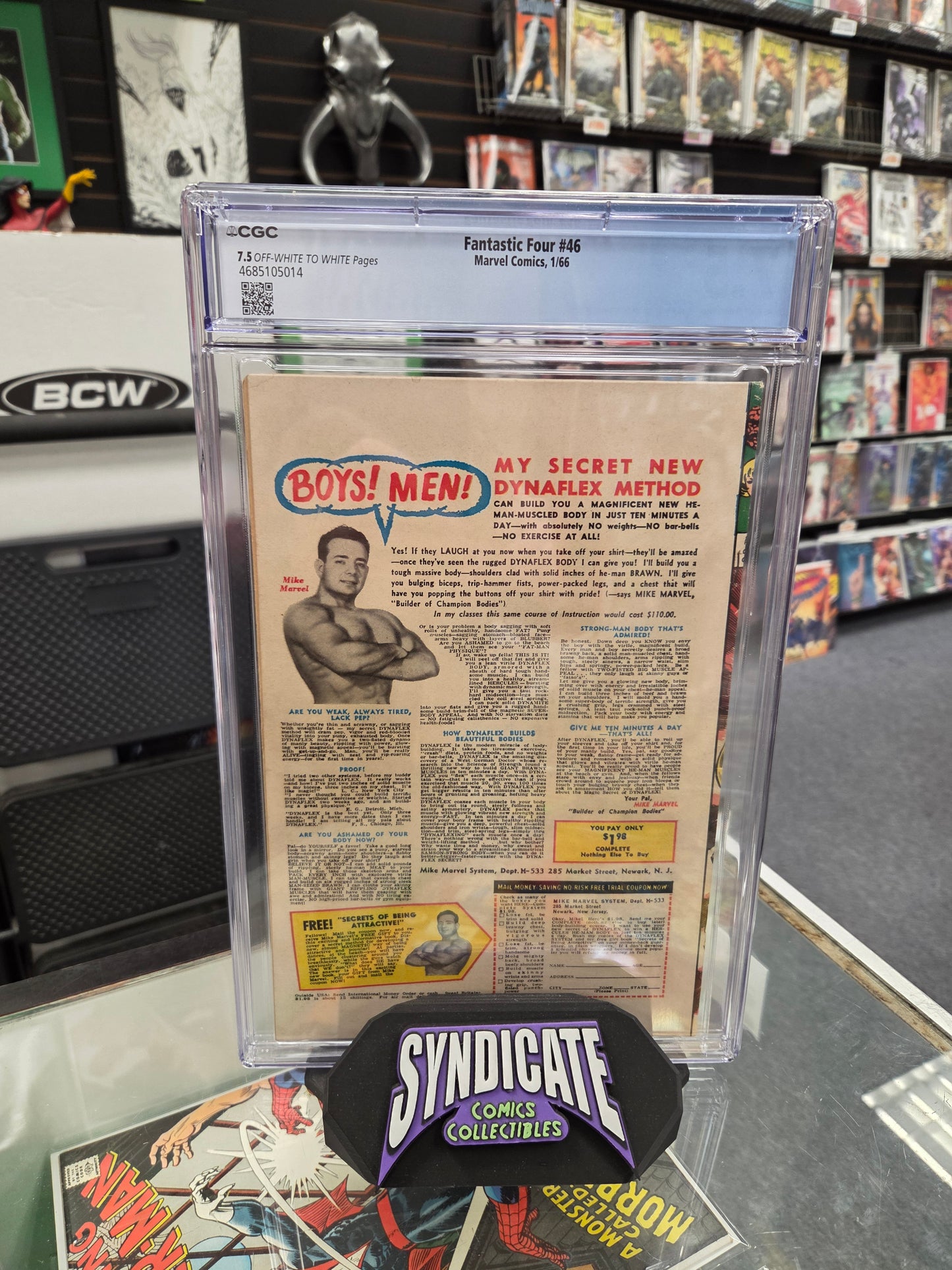 Fantastic Four #46 (CGC 7.5) 1st Black Bolt