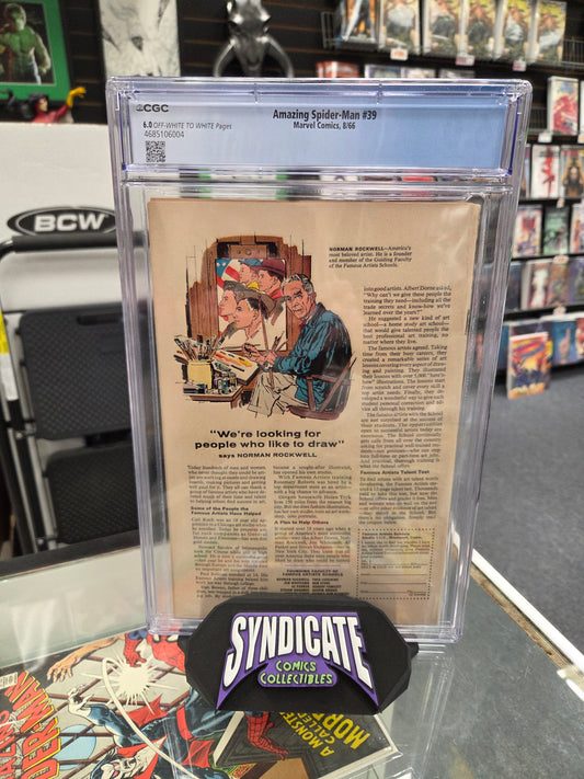 Amazing Spider-Man #39 (CGC 6.0) 1st John Romita Spider-Man