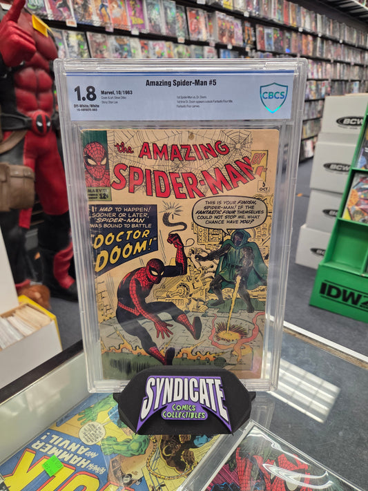Amazing Spider-Man #5 (CBCS 1.8) 1st Spider-Man VS. Doctor Doom