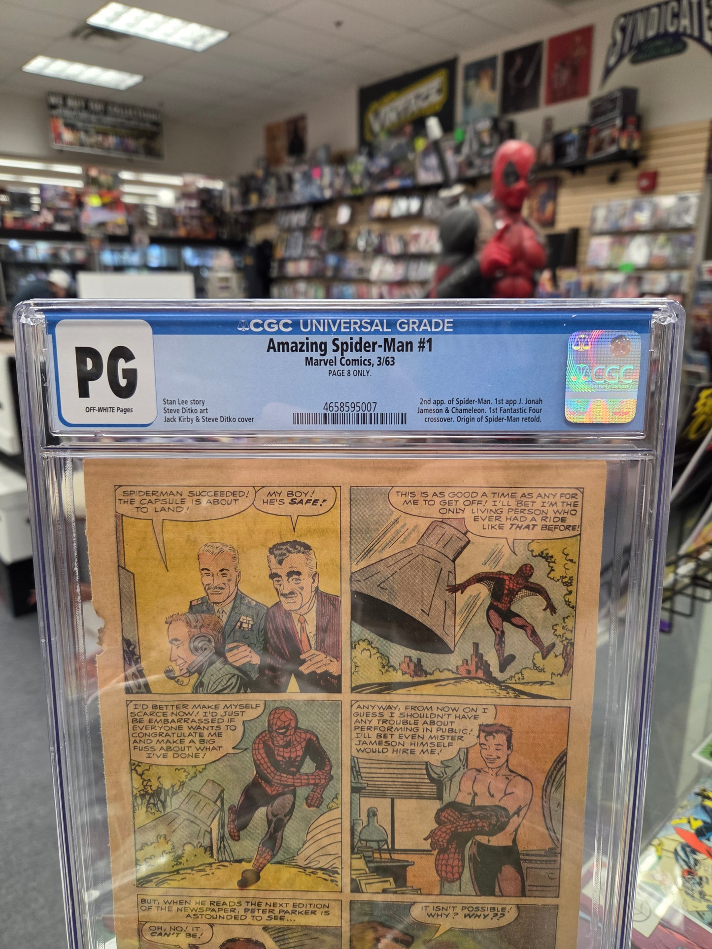 Amazing Spider-Man #1 (CGC PG) Last Page