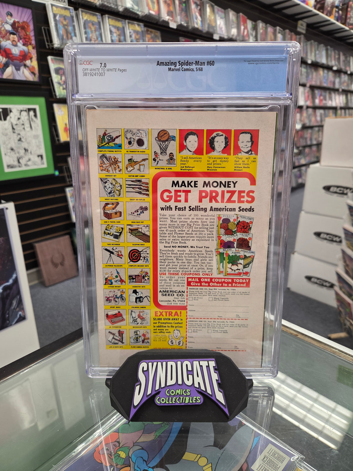 Amazing Spider-Man #60 (CGC 7.0) Kingpin Appearance